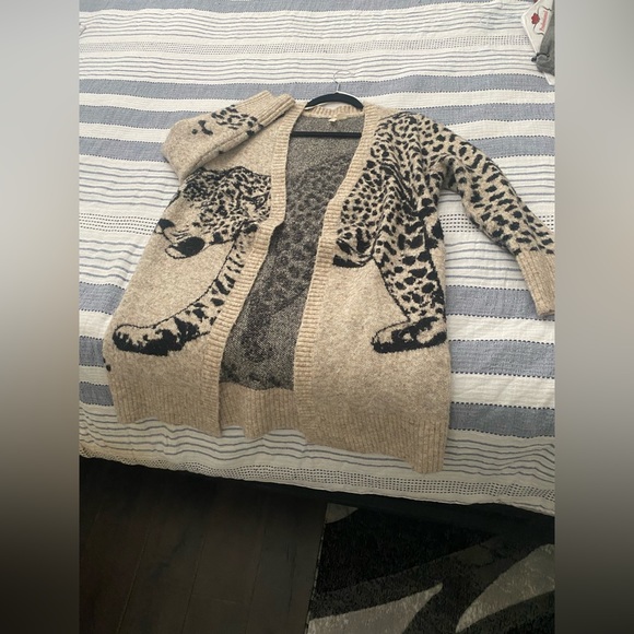 Lucerne Leopard Cardigan Medium Petit - Picture 2 of 5